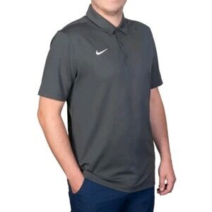 Nike Men's Dry Franchise Short Sleeve Polo Size,‎ Small Gray, CI4470-060 NWT